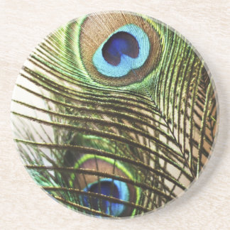 孔雀の羽 コースター