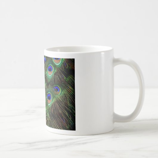 孔雀の羽 コーヒーマグカップ (右)