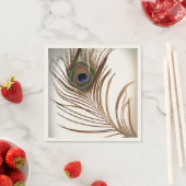 孔雀の羽 スタンダードカクテルナプキン (インサイチュ)