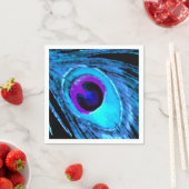 孔雀の羽 スタンダードカクテルナプキン (インサイチュ)