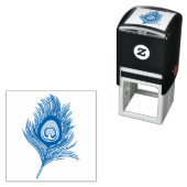 孔雀の羽 セルフインキングスタンプ (インサイチュ)