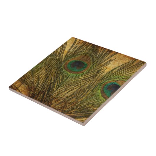 孔雀の羽 タイル (側面)