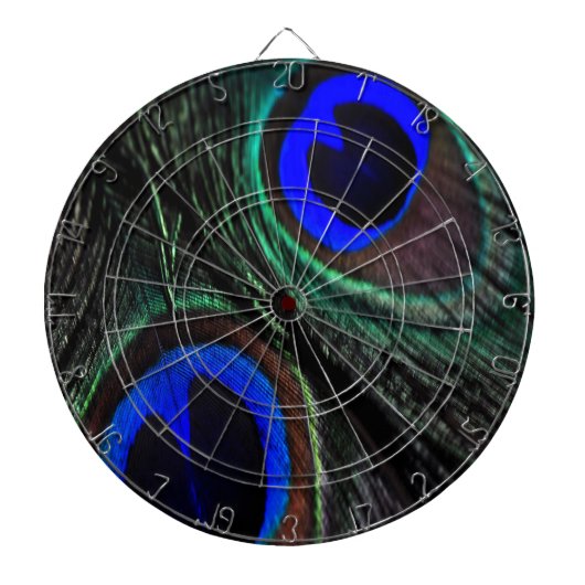 孔雀の羽 ダーツボード (正面)