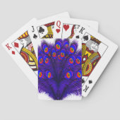 孔雀の羽 トランプ (裏面)