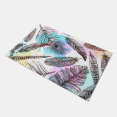 孔雀の羽 ドアマット (アングル)