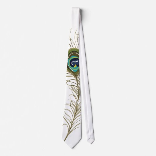 孔雀の羽 ネクタイ (正面)