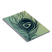 孔雀の羽 ノートブック (右側)