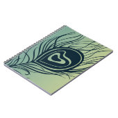 孔雀の羽 ノートブック (左側)