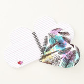 孔雀の羽 ノートブック (内部)