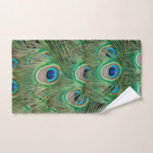 孔雀の羽 ハンドタオル (ハンドタオル)