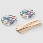 孔雀の羽 ハンドファン (組立なし)