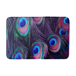 孔雀の羽 バスマット