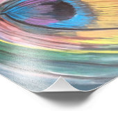 孔雀の羽 フォトプリント            (角)