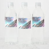 孔雀の羽 ペットボトルラベル (ボトル)