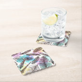 孔雀の羽 ペーパーコースター (インサイチュ)