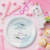 孔雀の羽 ペーパープレート (パーティー)