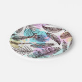 孔雀の羽 ペーパープレート (アングル)