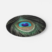孔雀の羽 ペーパープレート (アングル)