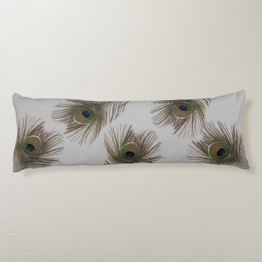 孔雀の羽 ボディピロー (裏面)