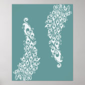 孔雀の羽 ポスター (正面)