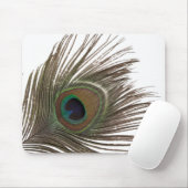 孔雀の羽 マウスパッド (マウス)