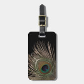孔雀の羽 ラゲッジタグ (正面縦)