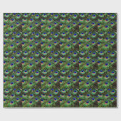 孔雀の羽 ラッピングペーパー (フラット)