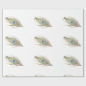 孔雀の羽 ラッピングペーパー (フラット)