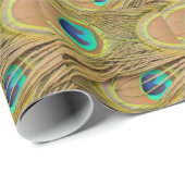 孔雀の羽 ラッピングペーパー (ロールコーナー)