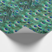 孔雀の羽 ラッピングペーパー (角)