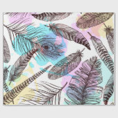 孔雀の羽 ラッピングペーパー (フラット)