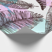 孔雀の羽 ラッピングペーパー (角)