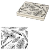 孔雀の羽 ラバースタンプ (押印)