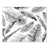 孔雀の羽 ラバースタンプ (インプリント)