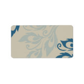 孔雀の羽 ラベル (正面)