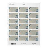 孔雀の羽 ラベル (フルシート)