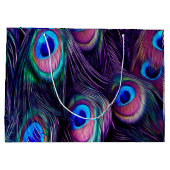 孔雀の羽 ラージペーパーバッグ (裏面)