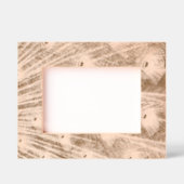 孔雀の羽 レーザー彫刻フレーム (正面)