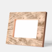 孔雀の羽 レーザー彫刻フレーム (左)