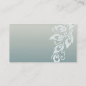 孔雀の羽 名刺 (裏面)