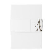 孔雀の羽 招待状ベリーバンド (裏面例)