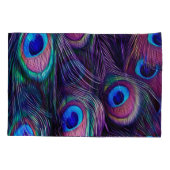 孔雀の羽 枕カバー (裏面)