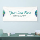 孔雀の羽 横断幕 (トレードショー)