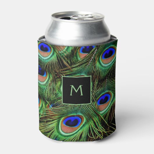 孔雀の羽 缶クーラー (缶正面)