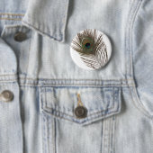 孔雀の羽 缶バッジ (インサイチュ)