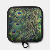 孔雀の羽 鍋敷き (正面)