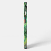 孔雀の羽 3 iPhoneケース (左側面)