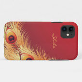 孔雀の羽 iPhone 5 カバー (裏面(横))