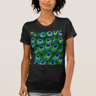 孔雀の羽_ Tシャツ