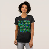 孔雀の羽_ Tシャツ (正面フル)